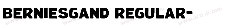 berniesgand regular字体转换 berniesgand regular字体转换